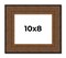 Photo Size Museum Black Picture Frame - UV Acrylic, Foam Board Backing, Hanging Hardware